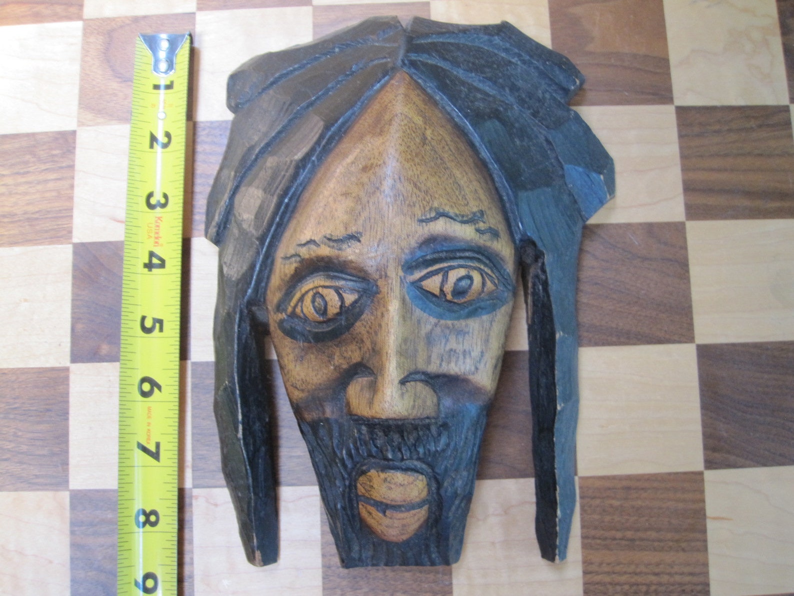 Máscara de madera de estilo jamaicano | Etsy