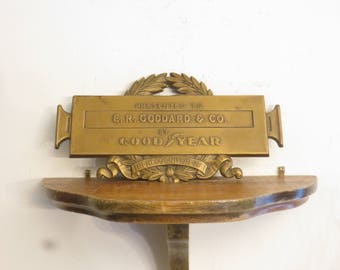 Good Year Tire Plaque in Recognition of , Please Read Description