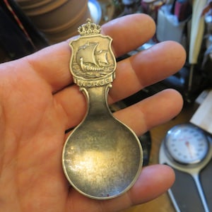 Norwegian Salt/ Tea Caddy Spoon. *Norge 1937