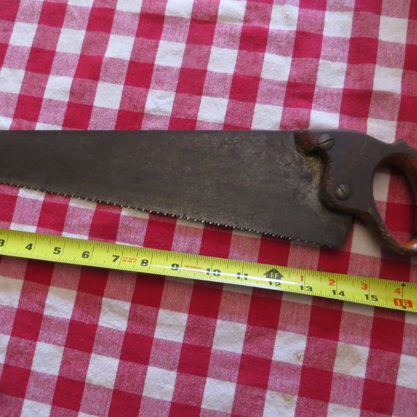 Antique 14" number 6 wood saw