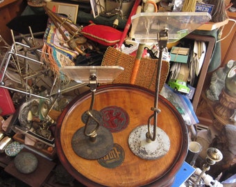 Pair of Vintage Buisness Display Sign Stands