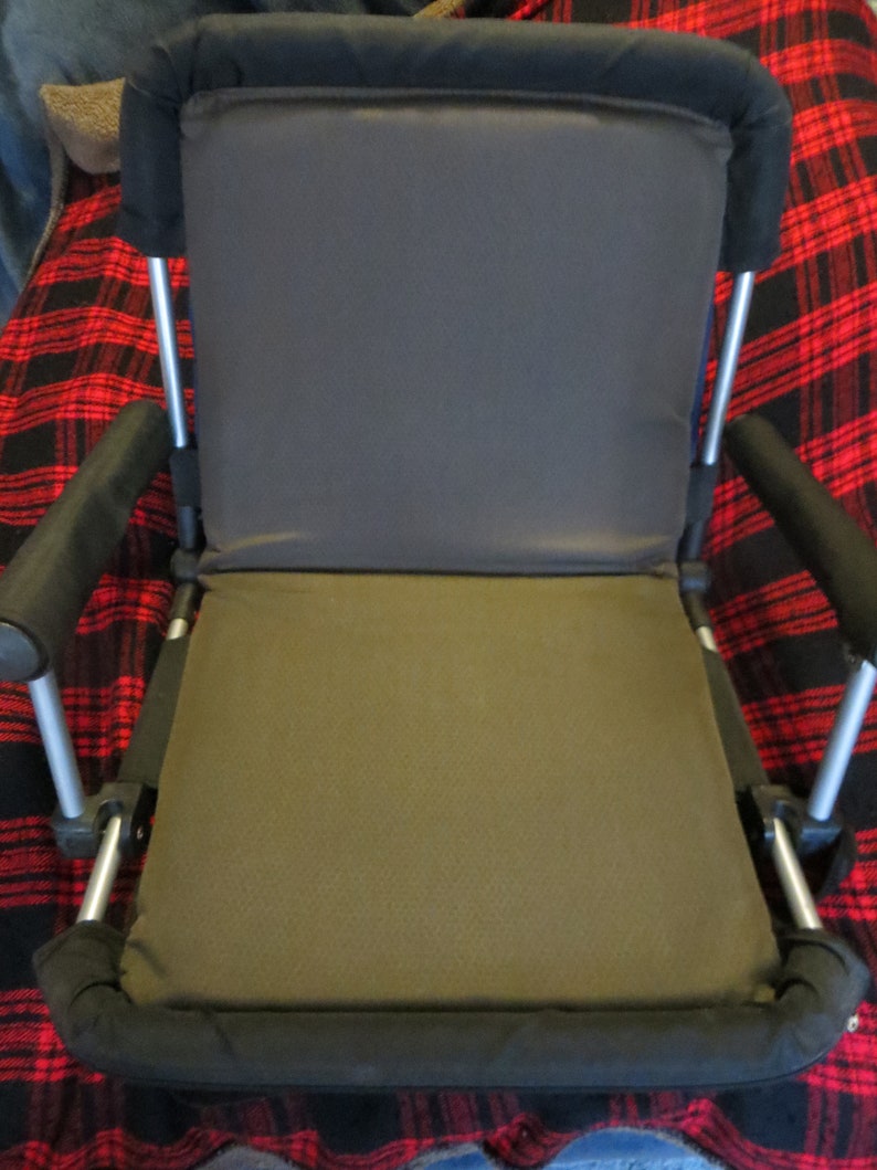 Foldable Stadium Bleacher Seat With Backrest and Armrest Etsy