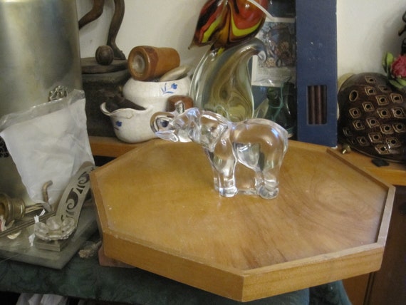 Vintage Villeroy & Boch Elephant Figurine, Glass … - image 8