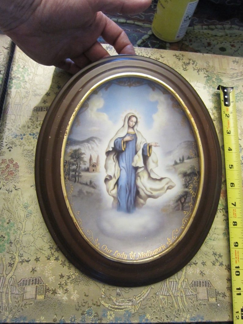 Visions of Our Lady Collector Plates Our Lady of Medjugorje & Etsy