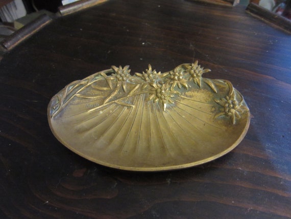 Bronze Pin Ring Tray Signed H Risch, Please Read … - image 10