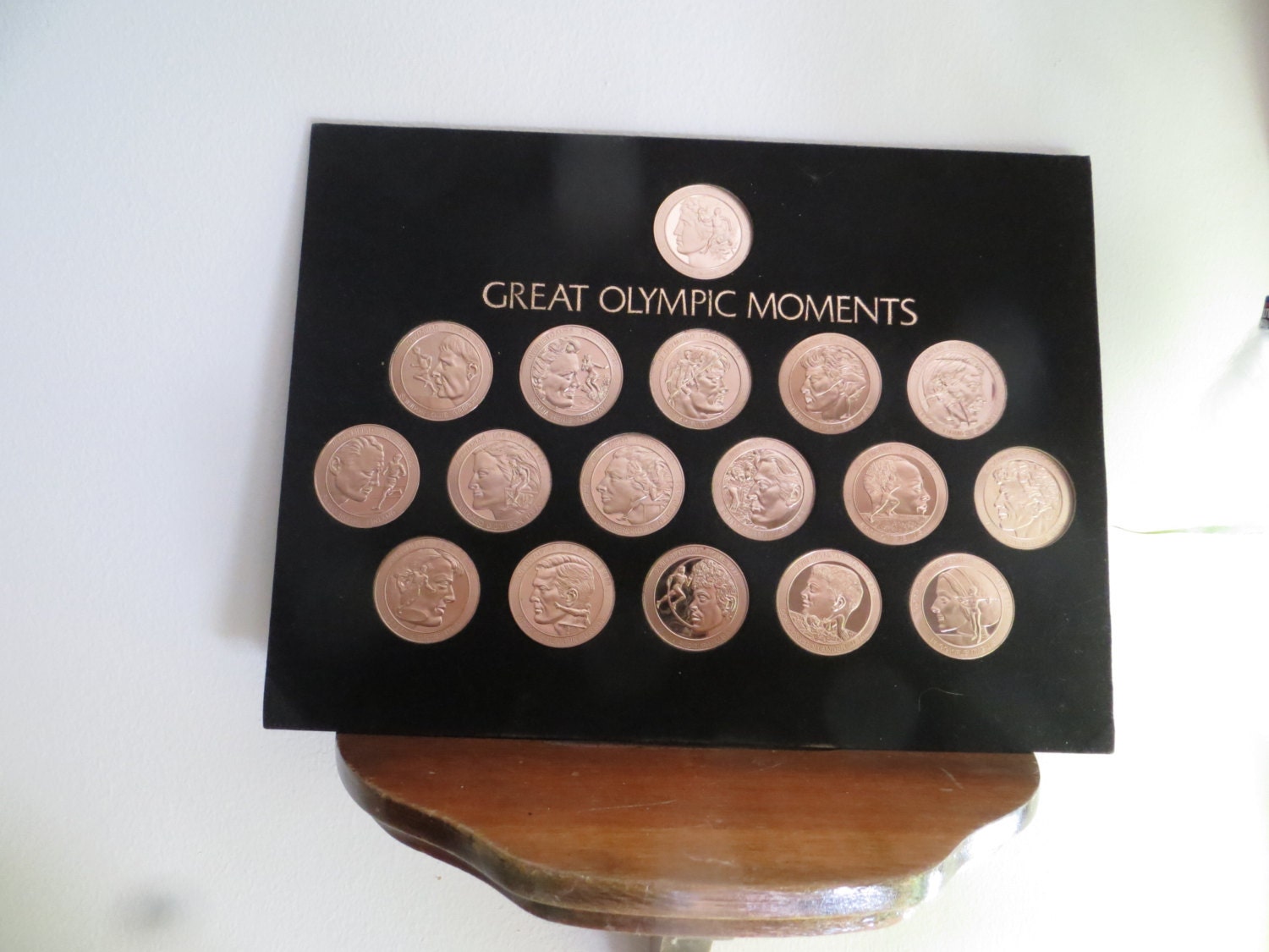 Great Olympic Moments - Coca-cola - Bronze Metal Set - Franklin