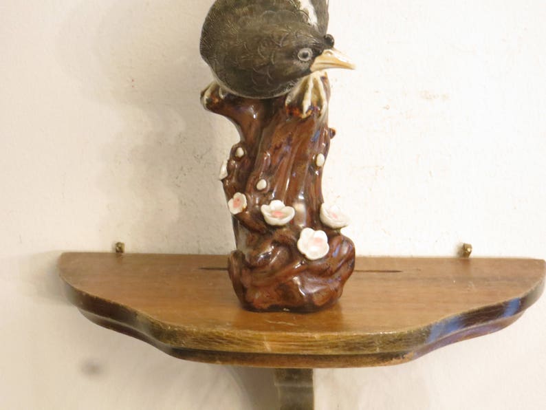 Vintage Bronze Cold-painted Garden Bird