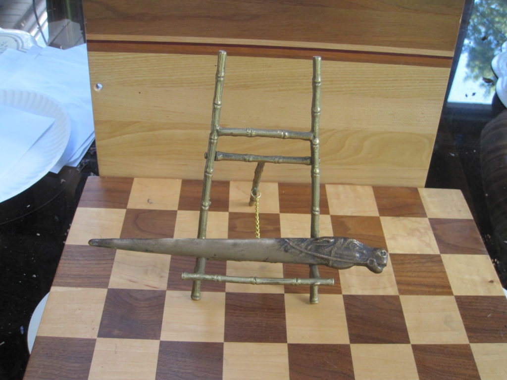 Antique Bronze Brass Racing Horse Letter Opener W/ Free Ship Etsy