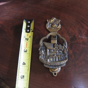 Antique or Vintage Interior Brass Door Knocker Shakespeare’s House
