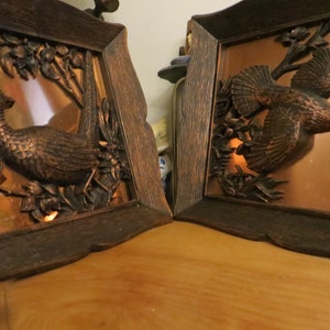 Vintage Pheasant Picture, Bird Wall Decor, Coppercraft Guild