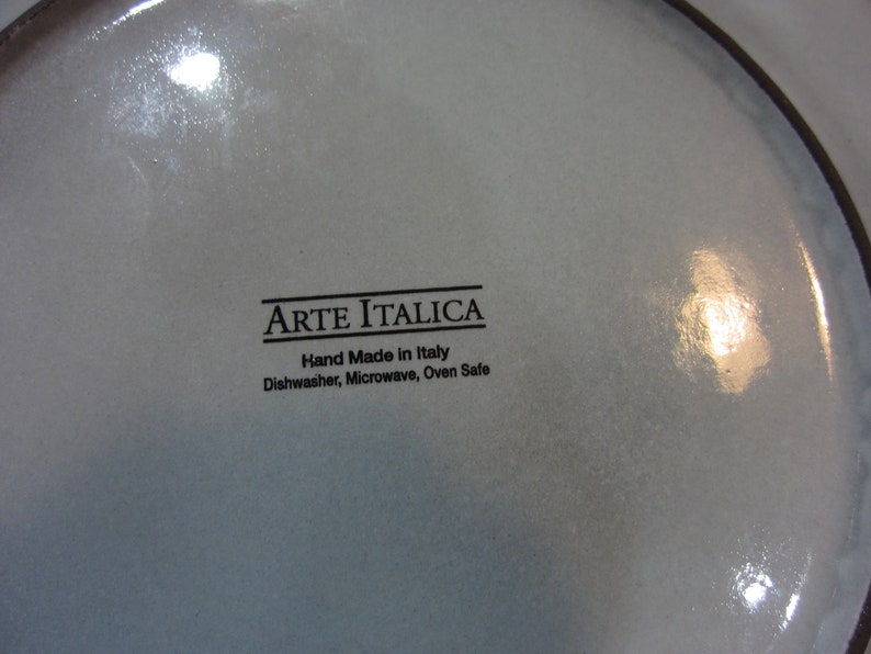 Dinner Plate Merletto Aqua by Arte Italica image 5