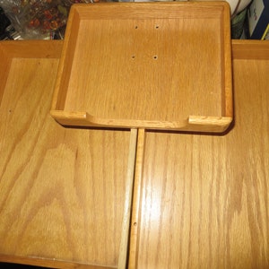 Office Letter File Tray Wood Box, vintage