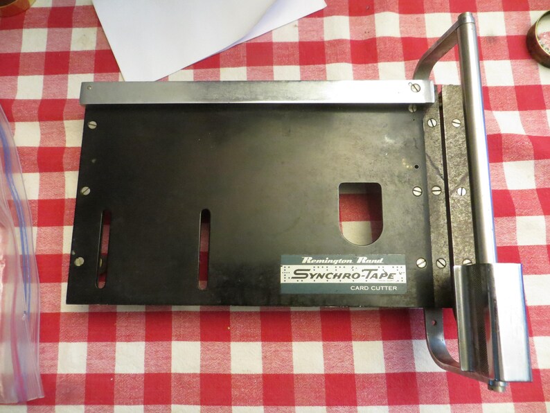 Rare Remington Rand Synchro Tape Card Cutter image 1