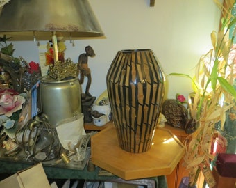 Dry Flower Vase,, 11 1/2" tall, Please Read Description