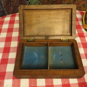Antique Anglo Indian carved wooden box award display