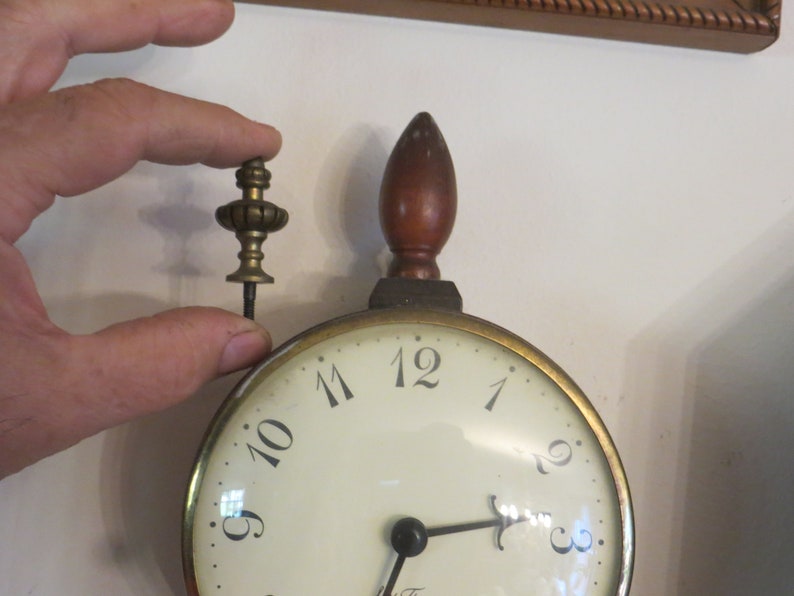 Antique Brass Bronze Clock Finial Furniture Wood Projects Etsy