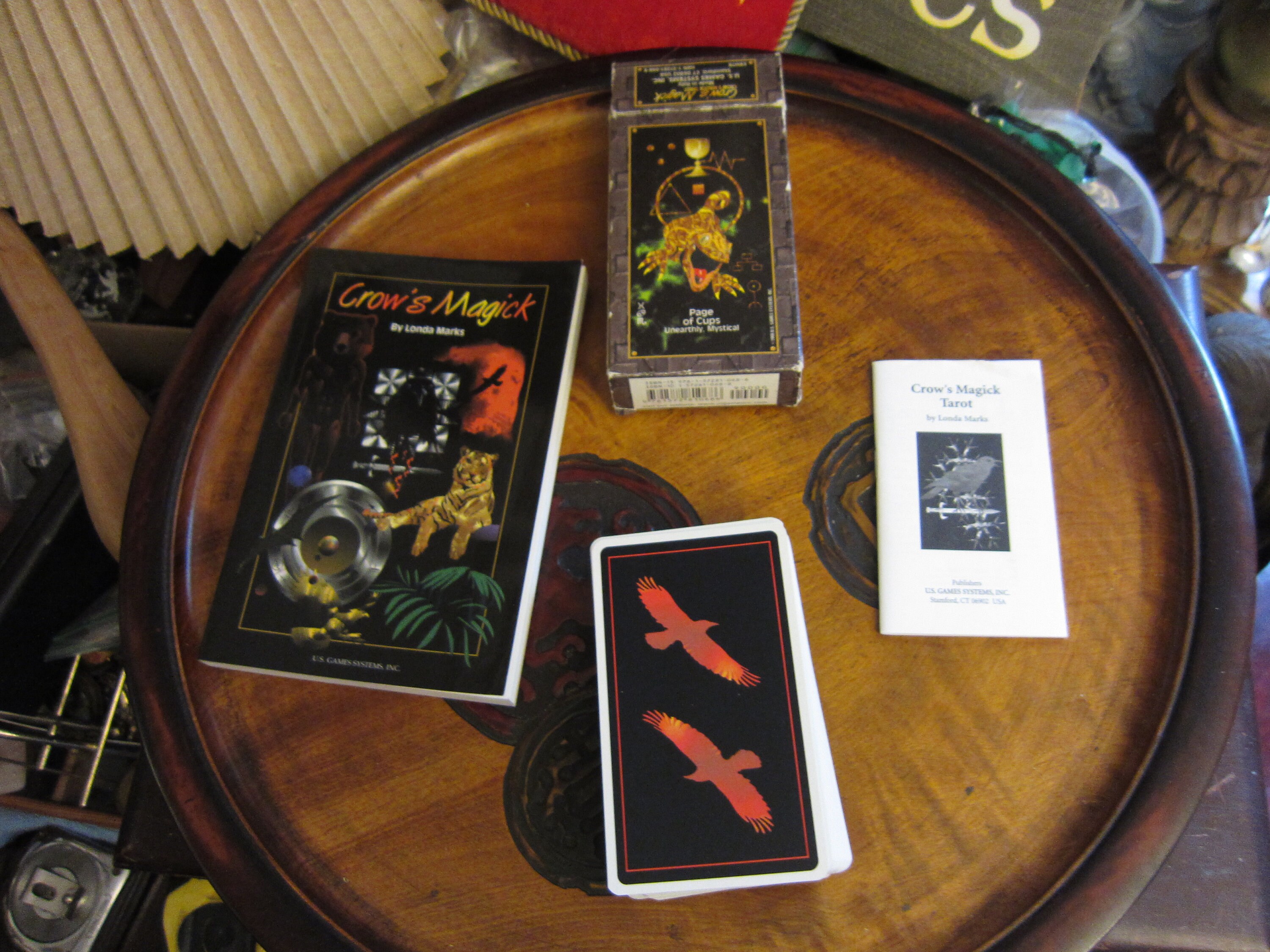 Crow's Magick Companion Book by Londa Marks, Rare With Tarot