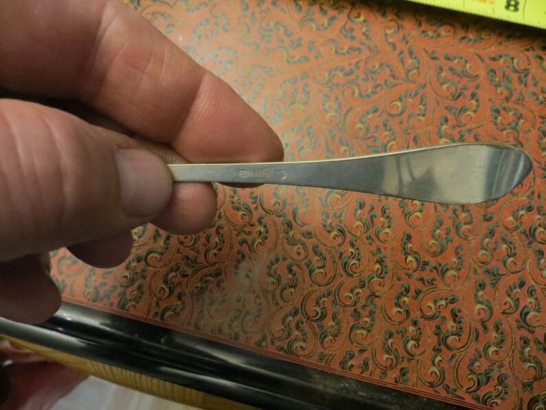 Vintage Silver Plate Small Ladle Spoon Server Danish