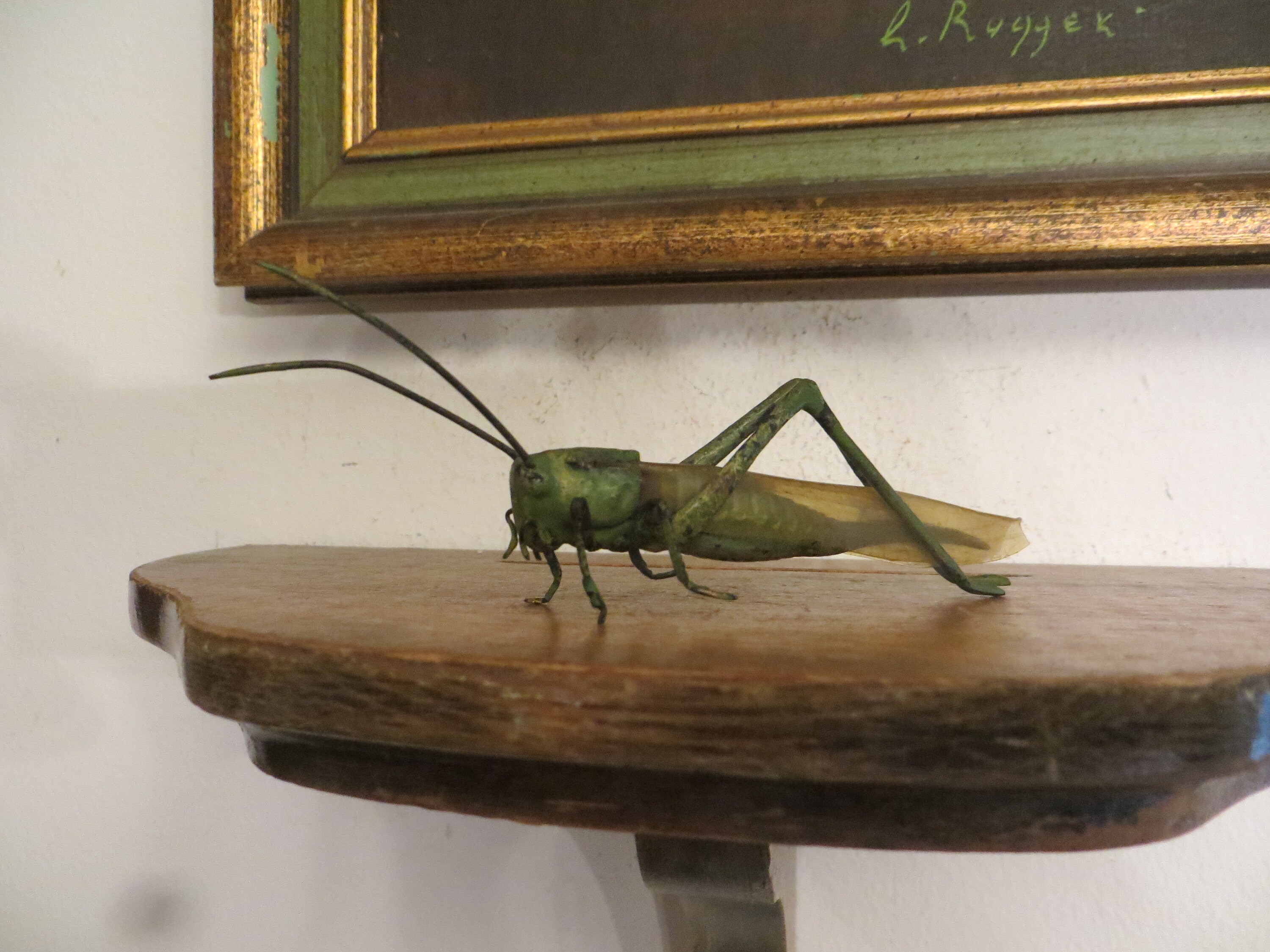 Austrian Cold Painted Bronze Grasshopper - Locust - Etsy