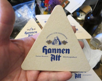 Six Hannen Alt Beer Coaster - Hannen Brauerei Mönchengladbach Original Vom Niederrhein, Please Read Description