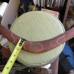 Carved Wooden Hand Painted Boomer Boomerang