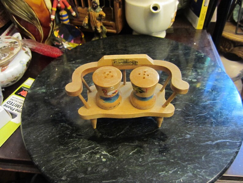 Souvenir Vintage Fort Lauderdale Salt and Pepper Shakers Vintage S/&P Shakers Florida Gift
