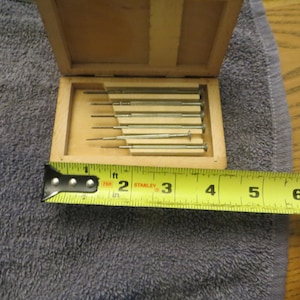 HI Test France Micro Screwdriver Set, Vintage French Tools