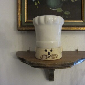 Vintage stoneware ceramic chefs shaker. kitchen decor