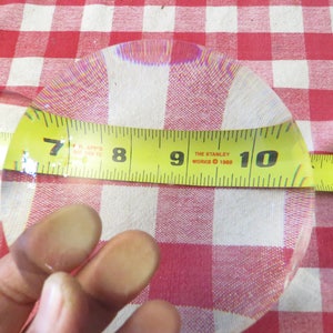Large Convex Magnifying Lens, vintage, arts & crafts, coins and stamps