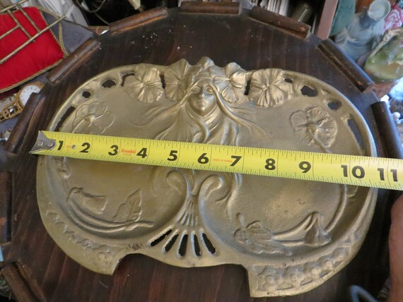 Art Nouveau Bronze Brass Dressing Table Tray - image 9