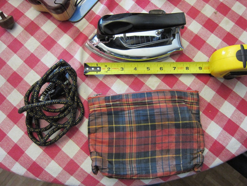 Vintage Kenmore Travel Iron with Folding Handle,