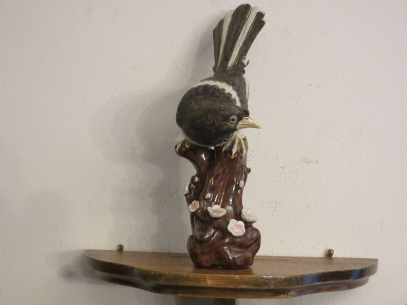 Vintage Bronze Cold-painted Garden Bird