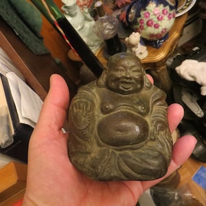 Antique Chinese Bronze Laughing Putai Budai , Please Read Description