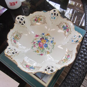 Antique Rosenthal German Porcelain Dish, Kronach Germany Moliere