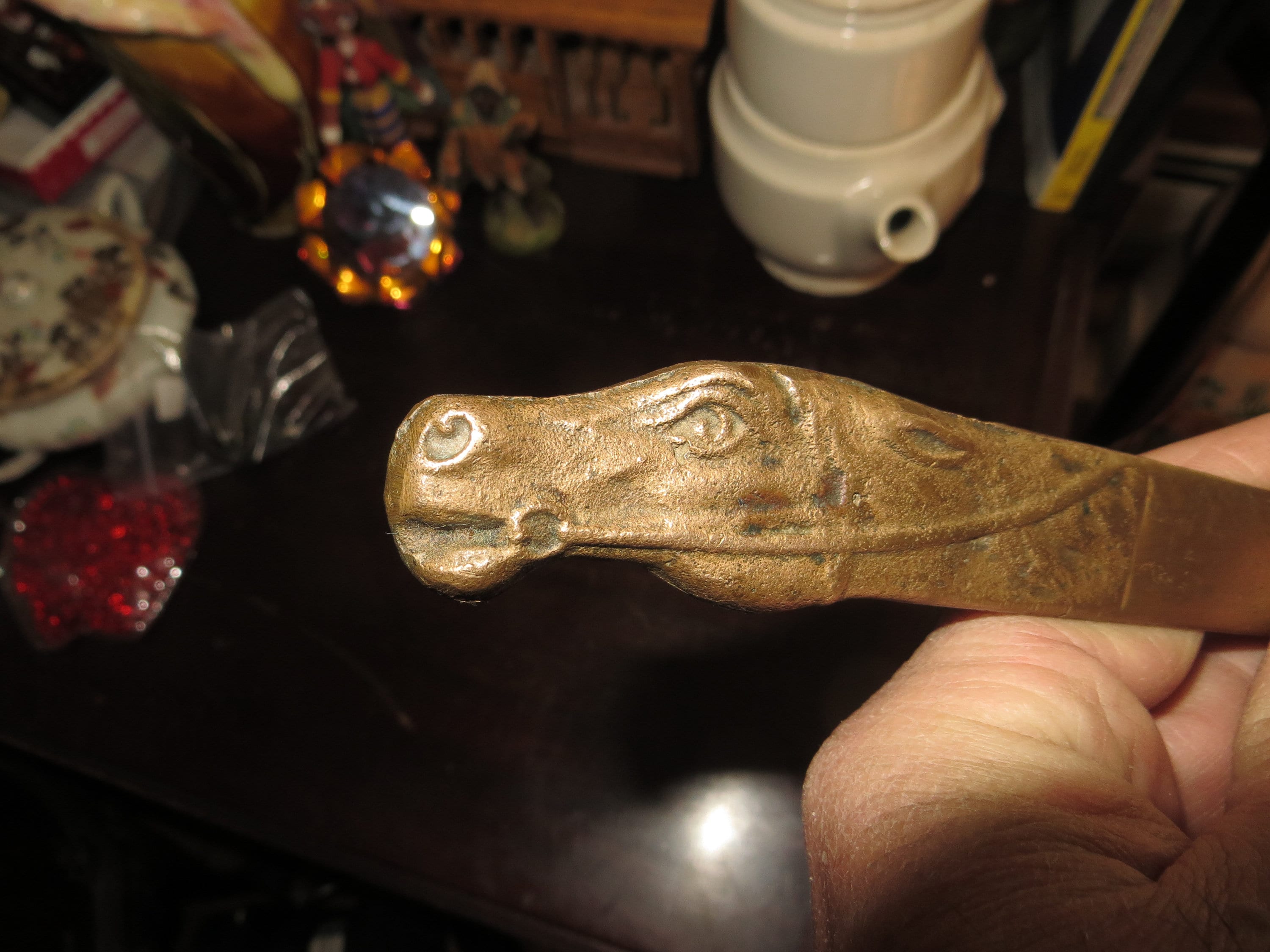 Antique Bronze Brass Racing Horse Letter Opener Etsy Australia