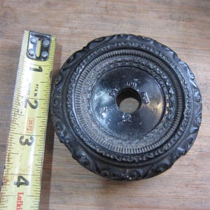 Spelter Lamp Base, Asian theme Arts & Crafts Antique Base