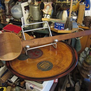 Large Carved Wooden Spoon, Vintage 28" Long, Please Read Description