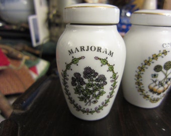 Spice Jar, The Franklin Mint, Gloria Concepts, Pick One Herb Pot