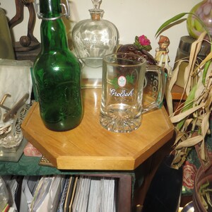 Grolsch Mug and Beer Bottle with Porcelain Swing Top Cap.