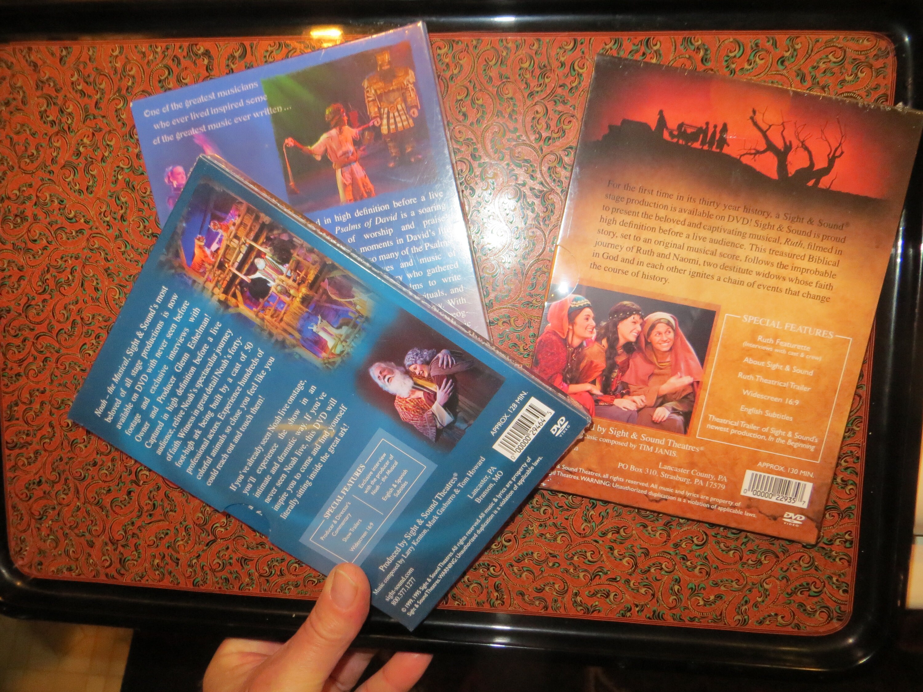 Sight & Sound Theatres Ruth or Noah or Psalms David Etsy