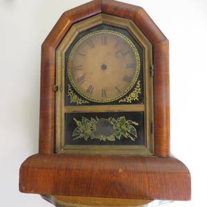 Antique Wm L Gilbert Mantle Clock Case For Restoration, Winsted Conn