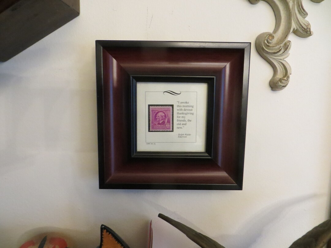 Sello postal de 3 centavos de USPS de 1940 Ralph Waldo Etsy España