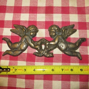 Antique Victorian Bronze Cherubs Architectural Salvage Part