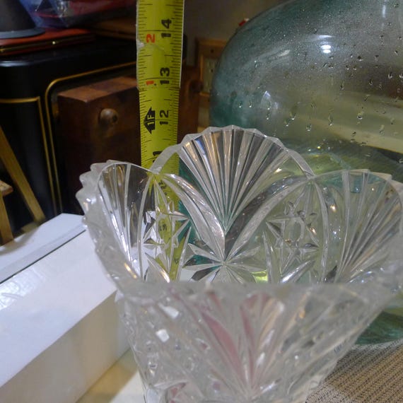 Vintage J.G. Durand Vincennes Crystal Vase - Large 12