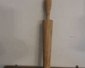 Wooden Garden Dibber, rolling pin, retro kitchen pestle tool vintage