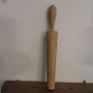 Wooden Garden Dibber, rolling pin, retro kitchen pestle tool vintage