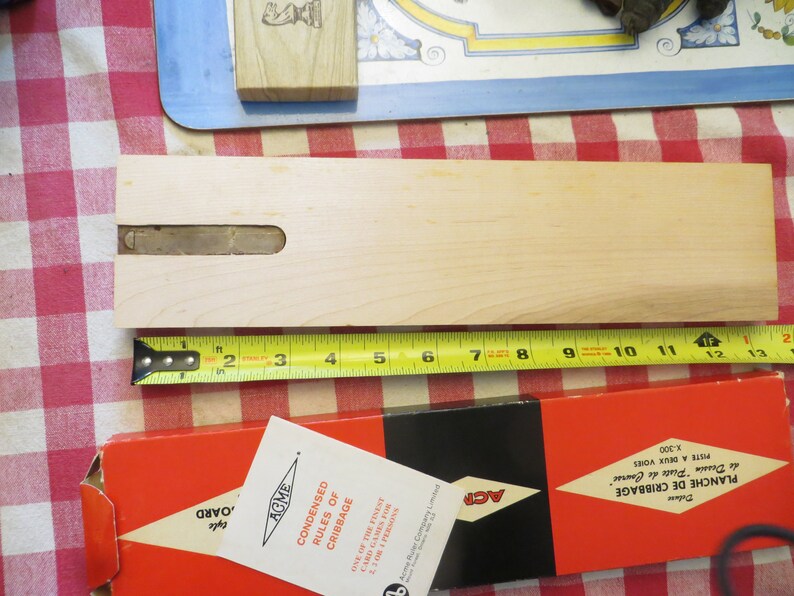 Vintage Acme 2 Lane Cribbage Board X300 race track style. Etsy