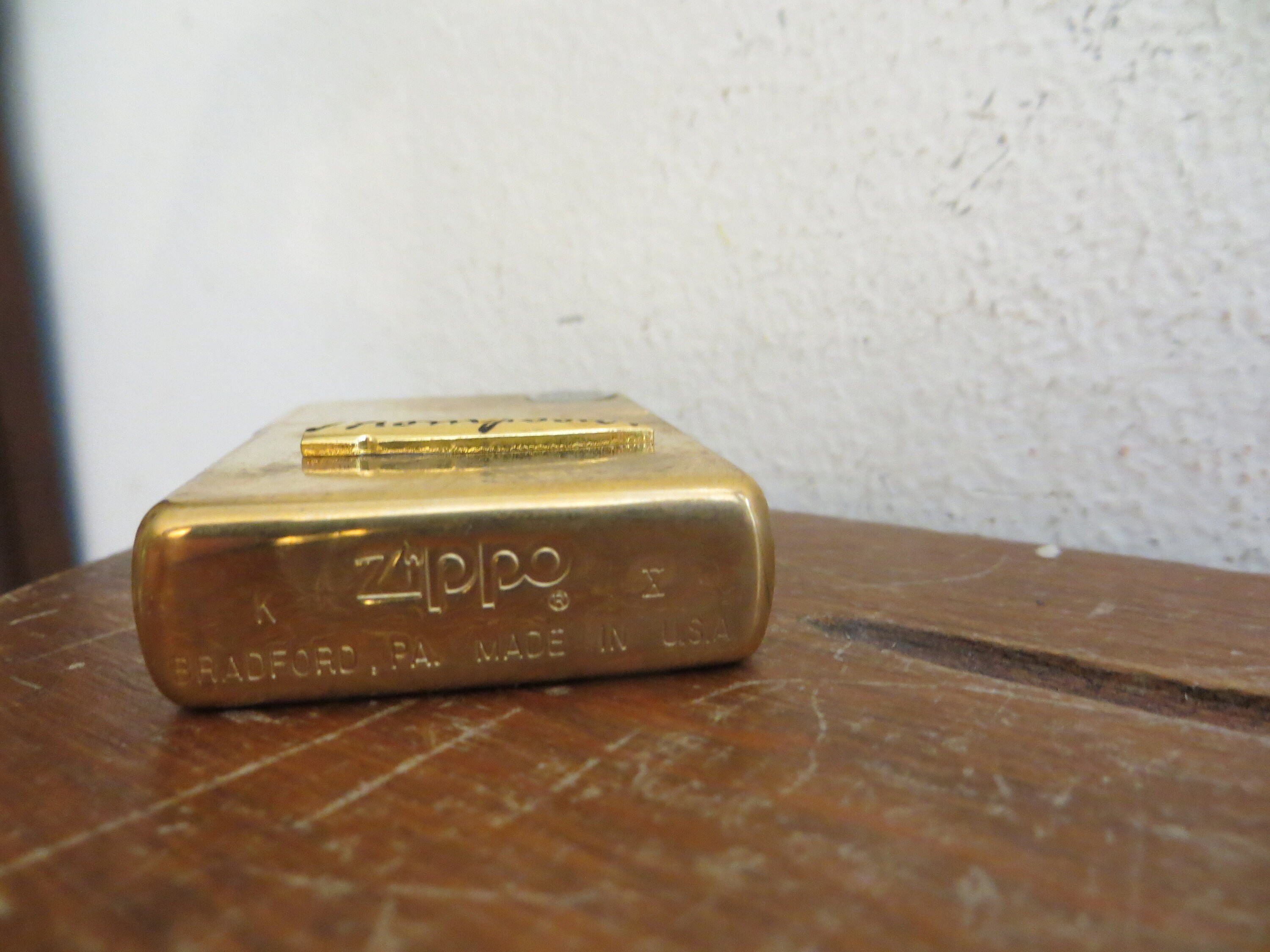 ZIPPO ダブルイヤー 1990 Brass ブラス 星条旗 USA アメリカ ZIPPO ダブルイヤー 1990 Brass ブラス 星条旗 USA アメリカ