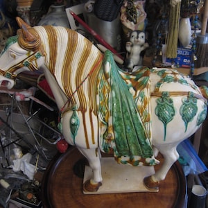 Vintage Large Chinese Ceramic Tang Horse, Price 349.00 Pickup Only