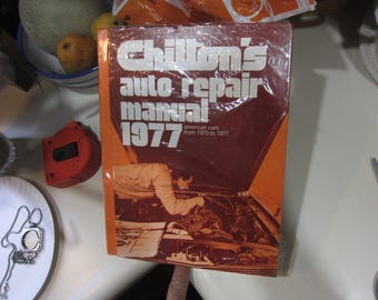 Manual de reparación de automóviles de Chilton, 1977 - Sellado, lea la descripción